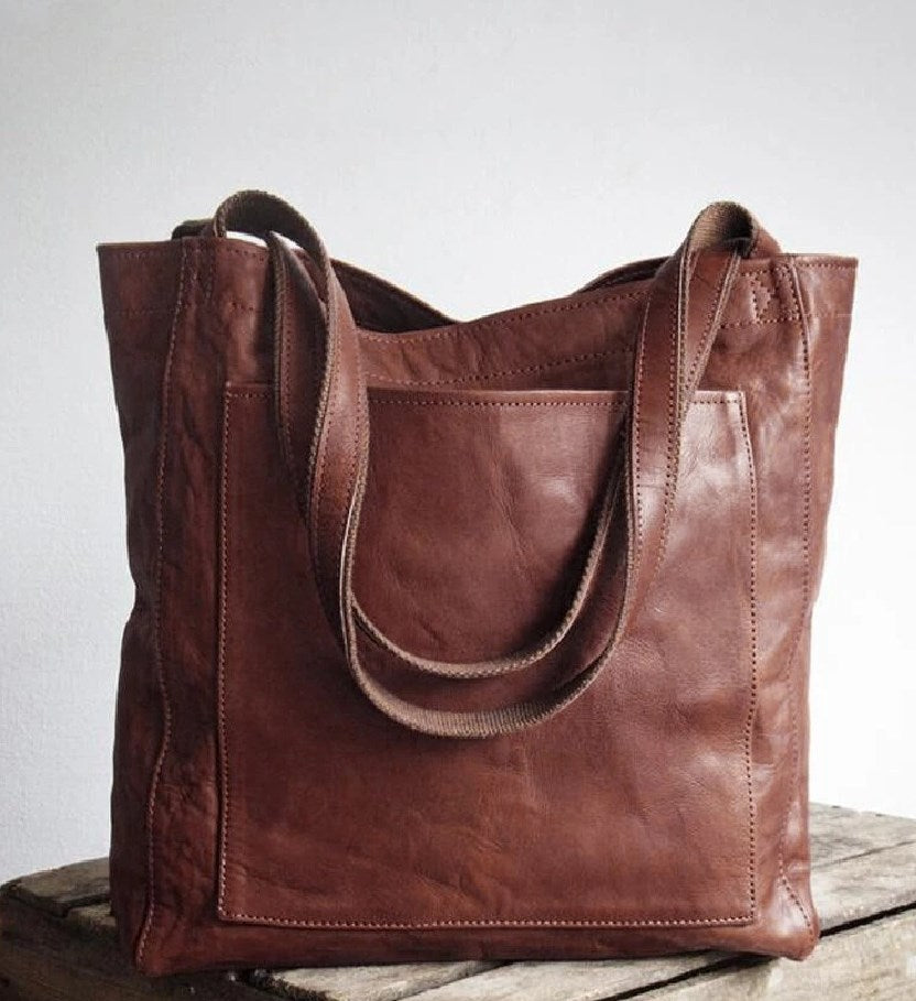 Elysia | Klassisk Læder Tote