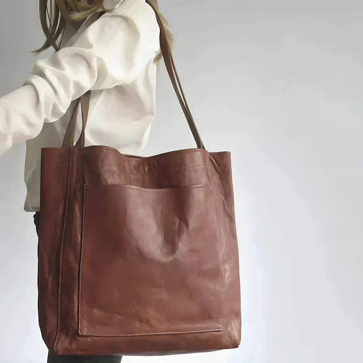 Elysia | Klassisk Læder Tote