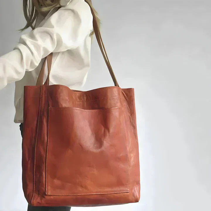 Elysia | Klassisk Læder Tote